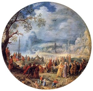 The Sermon of Christ at the Genezareth Lake by David Vinckboons