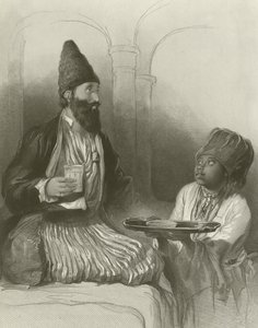 A Persian Prince, His Slave Bringing Him Sherbet by David Wilkie