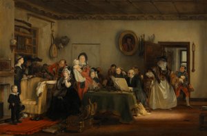 The Reading of the Will by David Wilkie