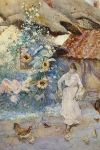 Feeding the Chickens by David Woodlock