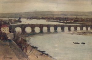 Berwick Bridge by David Young Cameron