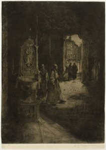 Church Interior, Venice, plate sixteen from the North Italian Set