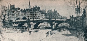 Pont Neuf: Plate One from the Paris Set