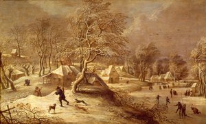 The Old Village under Snow