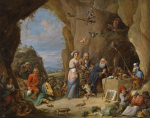 Temptation of Saint Anthony by David the Younger Teniers