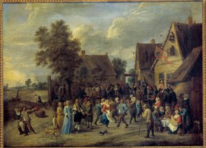 Village Party with Aristocratic Couple