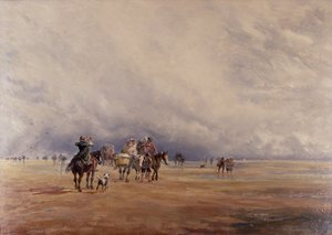 Lancaster Sands, Morecambe Bay, 1842