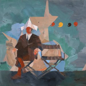 Marcel Broodthaers 25 (Four Commas), 2025