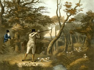 Shooting, plate 2 (engraved by R.G. Reeve) by Dean Snr. (after) Wolstenholme