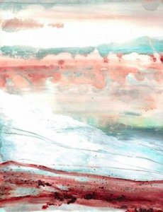 Abstract Ocean Horizon by Deb Chaney