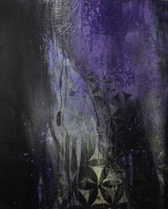 Dark Purple Abstract Flow