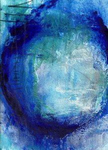 Deep Blue Vortex by Deb Chaney
