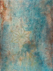 Distressed Blue Stars
