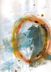 Golden Teal Enso