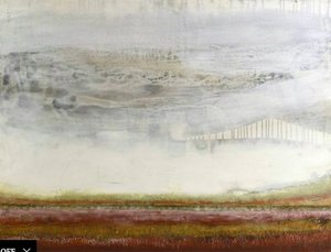 Misty Horizon Landscape