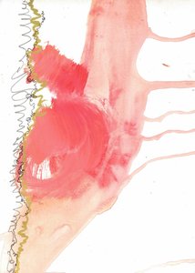 Pink Fluid Abstraction