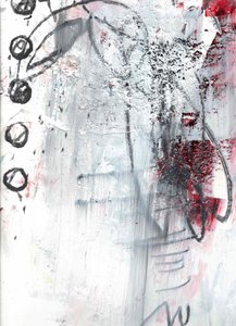Red Black Abstract Grunge