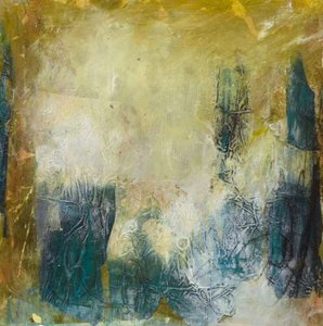 Textured Teal Gold