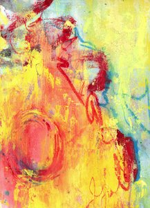 Vibrant Abstract Energy by Deb Chaney