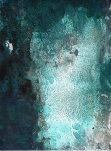 Vibrant Aqua Depths by Deb Chaney