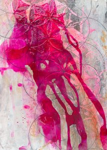Vibrant Pink Geometry