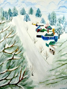Village Snow, 2014