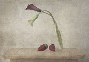 Calla Lilies and Strawberries