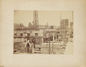 Construction Site in Paris by Delmaet and Durandelle