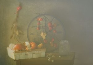 Cozy Autumn Still Life by Delphine Devos