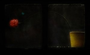 Dark Rose Yellow Study by Delphine Devos