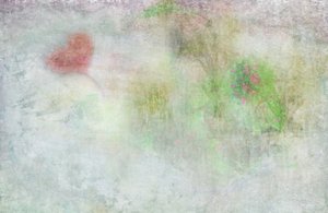 Dreamy Pastel Heart Garden by Delphine Devos