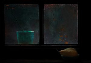 Moody Window Still Life by Delphine Devos