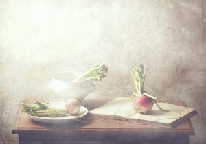 Rustic Produce Still Life by Delphine Devos