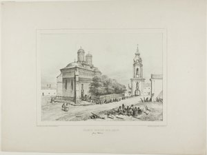 Church and Tower of Three Saints, Yassy, Modavia, July 19, 1837 by Denis Auguste Marie Raffet