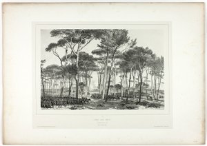 Combat in Pamfili, from Souvenirs d’Italie: Expedition to Rome by Denis Auguste Marie Raffet