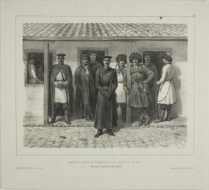 Cossack Bodyguards of the Line, Kuban, Taman, Strait of Yeni-Kale, October 9, 1837