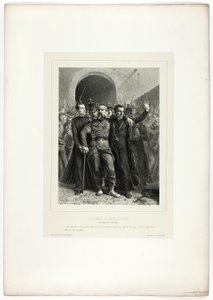 Devotion of the Catholic clergy in Rome, April 30, 1849, from Souvenirs d’Italie: Expedition to Rome by Denis Auguste Marie Raffet