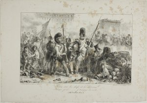 Fire on the Leaders and Cavalry by Denis Auguste Marie Raffet