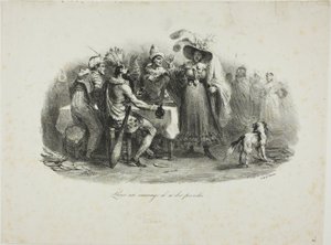 He Behaves for a Savage by Denis Auguste Marie Raffet
