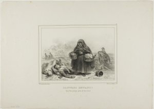 Poor Children!! May God Take Pity on Their Souls! by Denis Auguste Marie Raffet