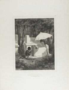Portrait of Juguda Kazaz, Misiz, at Work as a Tomb Sculptor in the Josaphat Valley, Near Tchioufout-Galeh, Crimea