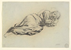 Reclining Figure by Denis Auguste Marie Raffet