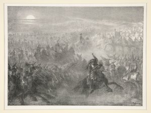 Nocturnal Review by Denis Auguste Marie Raffet