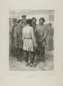 Russian Peasants by Denis Auguste Marie Raffet