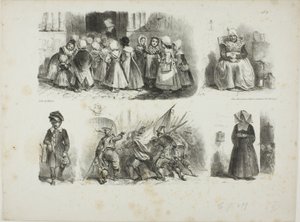 Sheet of Sketches