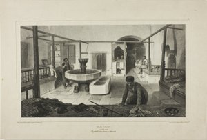Tartar Bath, Resting Room by Denis Auguste Marie Raffet