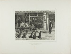 The Butcher and Other Tartar Merchants by Denis Auguste Marie Raffet