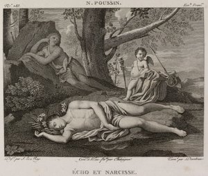 Echo and Narcissus by Denis Sebastien Leroy