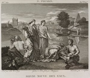 Moses Saved from the Waters by Denis Sebastien Leroy