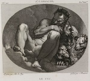 The Fire, after Annibale Carracci - 1802-1815 by Denis Sebastien Leroy